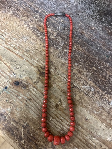 Collana corallo - collana, in