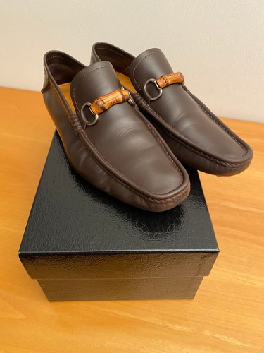 Mocassini uomo gucci bamboo - uomo,