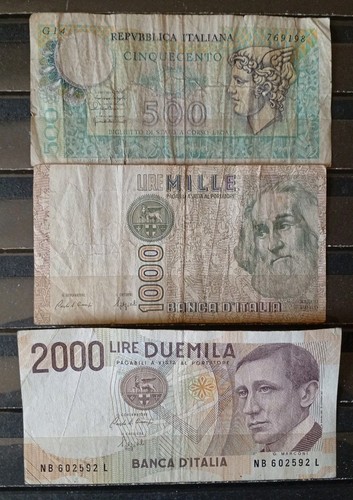 Italia banconote 500 - italia, 3