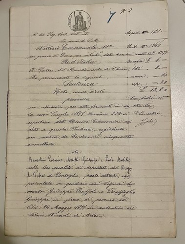 1876 carta bollata filigrana - bollata,