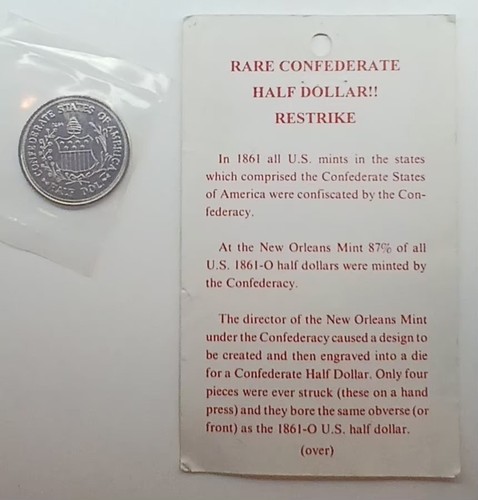 Mezzo dollaro confederato 1861
