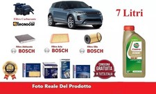 Tagliando Filtri Olio 0w30 Bosch per Range Rover Evoque L538 2.0 4x4 150 Cv