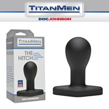 Doc Johnson The Hitch 4 Inch Smooth Cushioned Plug Anale Punta Bombata 10 cm