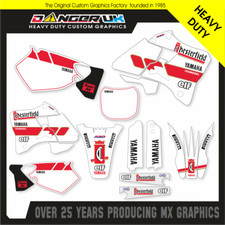 YAMAHA YZ 125 250 2000 2001 CHESTERFIELD MOTOCROSS MX GRAFICA