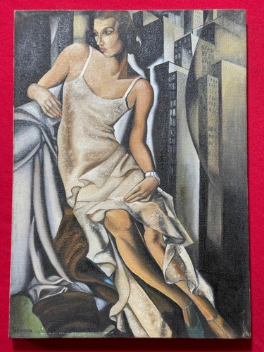 Quadro olio tela sigillato - su,