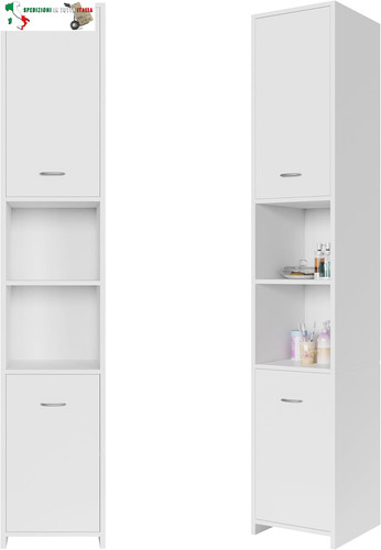 Mobile alto bagno 6 ripiani - ®,