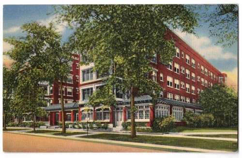 Hotel evanston cartolina - hotel, evanston.