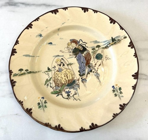 Antico piatto francese - , creil