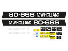 KIT ADESIVI TRATTORE NEW HOLLAND 80-66 S COMPLETO DI SIMBOLI E AVVERTENZE