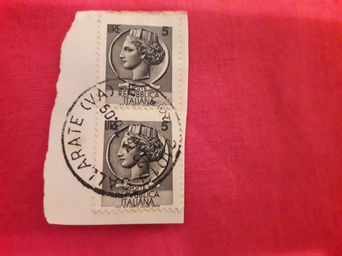 Francobollo lire siracusana - francobollo,