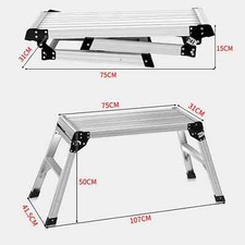 Sgabello Scala Lega Alluminio