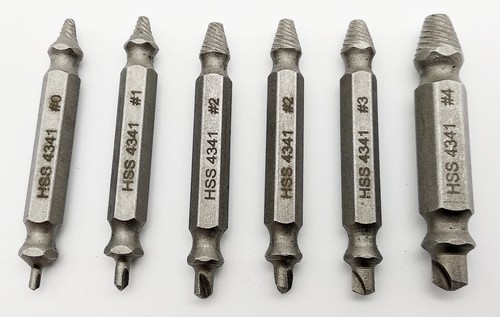 Set pezzi estrattore viti - pezzi,