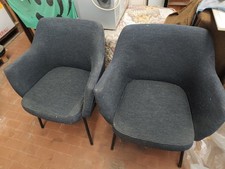 Vintage 2 Poltroncine Anni 70 In Stoffa