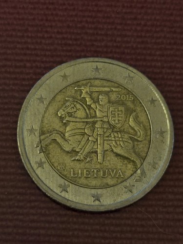 Pièce coin euros - euros, lituanie