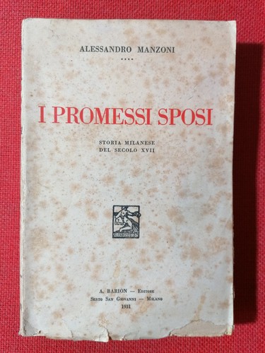 Promessi sposi alessandro - i,