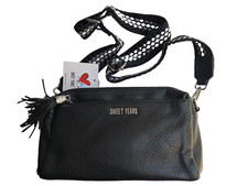 Borsa Ecopelle  Tracolla Nero