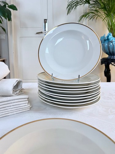 Assiettes creuses art déco - assiettes,