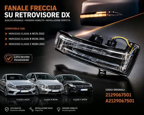 Mercedes freccia specchietto - mercedes,