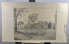 Disegno XIX Vista Di Un