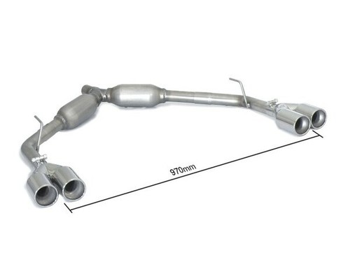 Scarico sportivo duplex