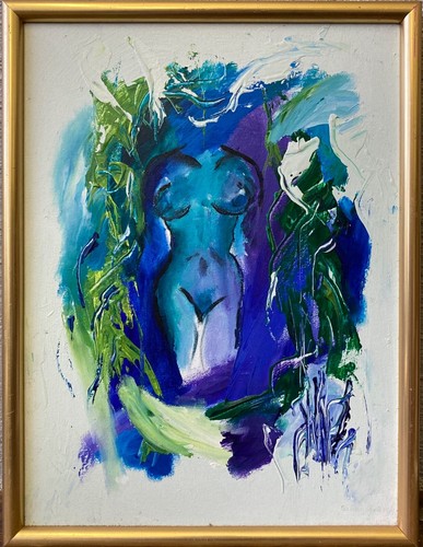Quadro olio espressionista