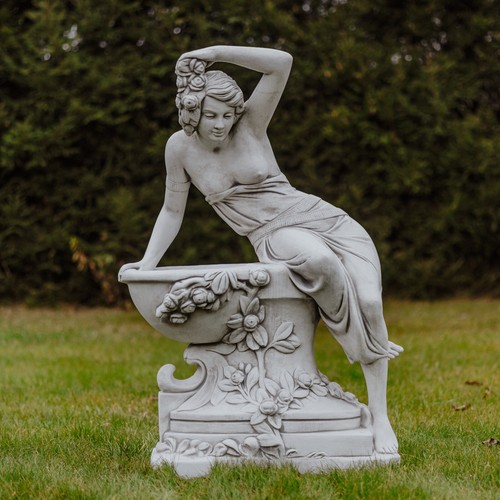 Fioriera donna statua - , trogolo