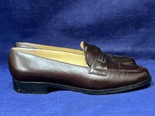MOCASSINI / SCARPE SLIP ON BALLY UK 6 E NEDINA IN PELLE MARRONE INDOSSATI POCHISSIMO ECCELLENTI