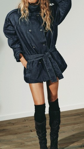 Giacca denim oversize - , con