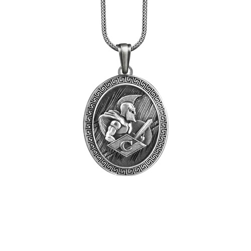Collana soldato romano argento