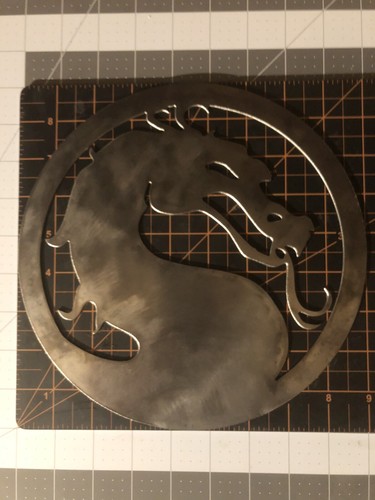 Insegna mortal kombat logo - insegna, 9"