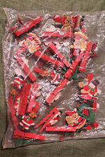 Decorazioni Natalizie a molletta in legno, 22 Pz