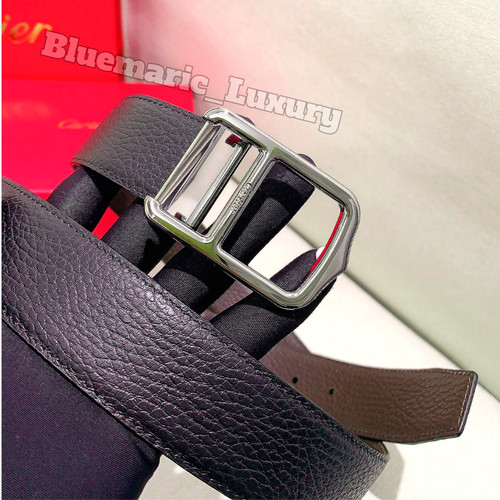 Cintura cartier pelle nera - cartier,