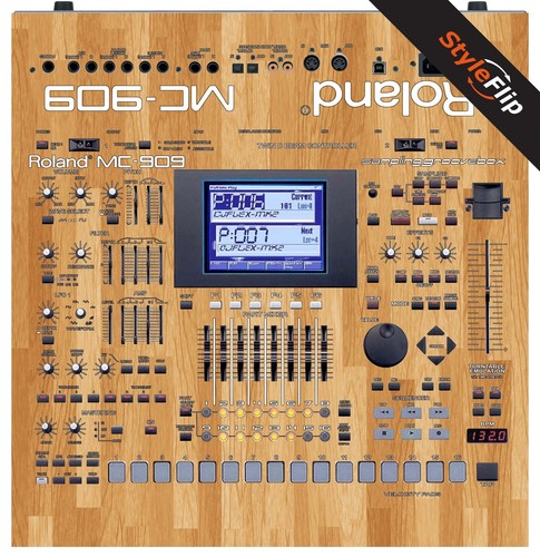 Roland 909 skin legno - roland, |