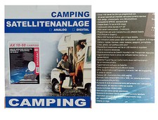 GBC 58600900 KIT SATELLITARE DA CAMPEGGIO CAMPING 12 24 220 V