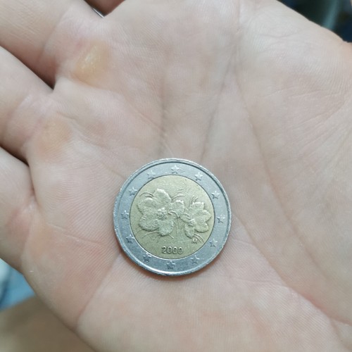 Moneta euro finlandia 2000 - moneta,