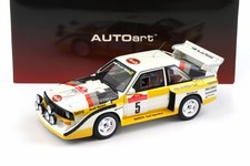 1:18 AUTOart Audi Sport Quattro S1 Rally Sanremo 1985 Winner Röhrl/Geistdörfer