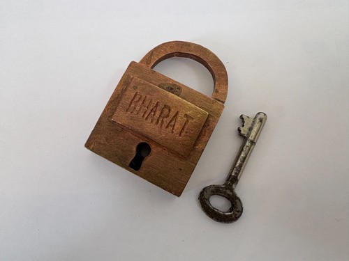 Lucchetto vintage ottone - vintage, in