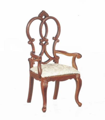 Sedia laterale queen anne - sedia,