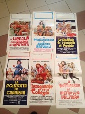 Lotto LOCANDINE FILM ORIGINALI Cinema anni 70' 80' Alvaro Vitali, Edwige Fenech
