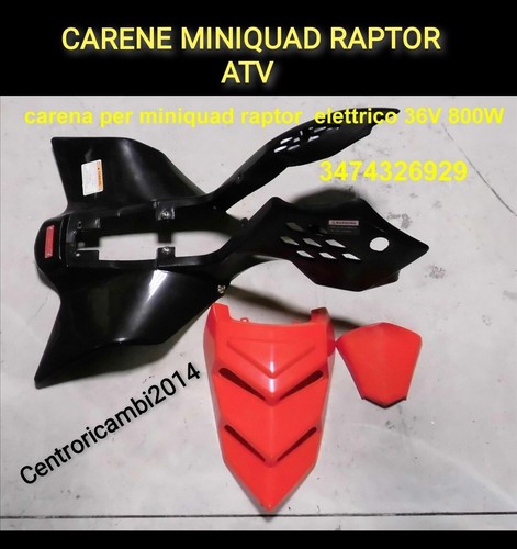 Carene miniquad raptor atv - miniquad, 2t