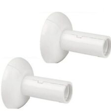 COPPIA DI ROSETTE COPRITUBO ARTECLIMA BIANCA PER RADIATORI TERMOSIFONI AC318BB