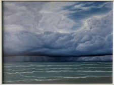 dipinto , paesaggio marittimo