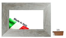 Cornice argento con venature