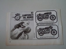 advertising Pubblicità 1972 MOTO MV AGUSTA 750 GT S SS/350 GT S SCRAMBLER