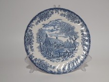 VINTAGE PIATTO PORCELLANA INGLESE CHURCHILL STAFFORDSHIRE ENGLISH COTTAGE