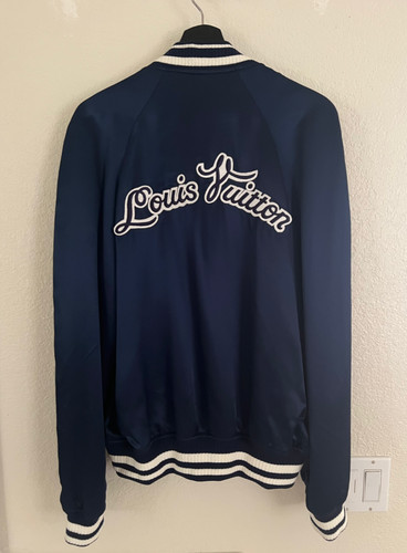 Bomber louis vuitton - uomo, blu