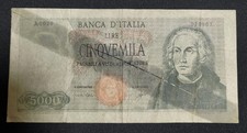 5000 LIRE COLOMBO 1° TIPO