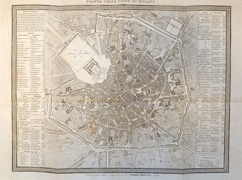 Anonimo pianta della città - anonimo,