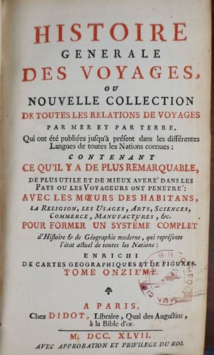 Histoire generale des - histoire, voyages