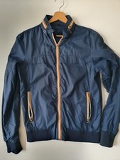 Giacca Vento Uomo Sportiva Blu M Cappuccio